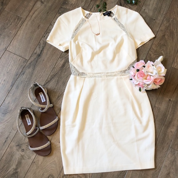 Topshop Dresses & Skirts - Top Shop Ivory Lace Dress Short 4 Bridal stagette